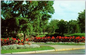 Como Park Saint Paul Minnesota MN Flower Garden Picnic Grounds Postcard - Imagen 1 de 2