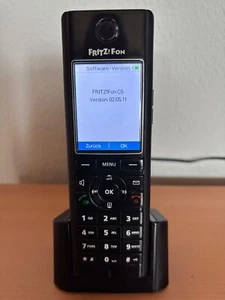 AVM FRITZ!Fon C5 VoIP DECT - FritzFon Telefon komplett - Schwarz - Zdjęcie 1 z 3