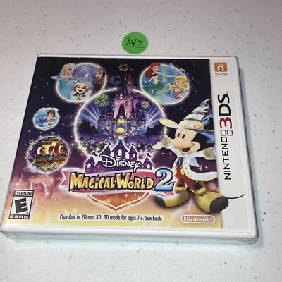 Disney Magical World 2 (Nintendo 3DS, 2016) New, Sealed Game 34I - Image 1 of 3