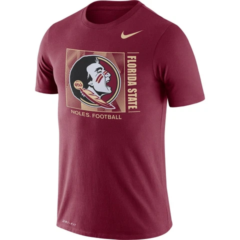 Florida State Seminoles Mens Nike Team Issue Dri-Fit Cotton T-Shirt - XXL/XL/Lg Cover