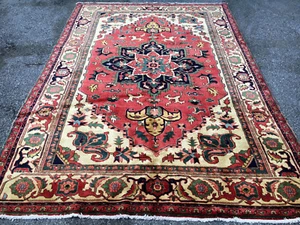 A BEAUTIFUL HAND WOVEN  SERAPI RUG 7x10 FT - Picture 1 of 10