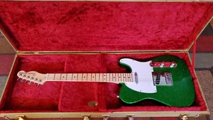Custom Made In USA Fender Metal Flake Green Telecaster / partscaster - Picture 1 of 15