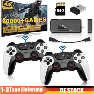 30000+ 4K TV Videospiel Stick Retro Gaming Konsole mit 2 Wireless Controller DE - Bild 1 von 17