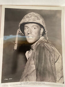 1961 WWII Movie Promo Photograph  The Outsider  Iwo Jima War Marines Film 8x10