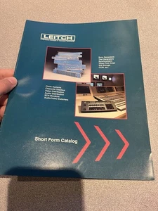 Vntg 1988 Leitch Short Form Catalog Booklet Television Technology HTF Canada - Picture 1 of 3
