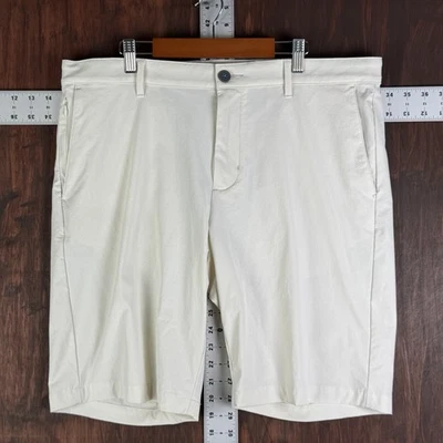 Pantalones Cortos Tommy Bahama 78% Nylon Tejido Elastizado Marlín 10” Blanco Hombres 36 13% Spandex Foto 1 de 4