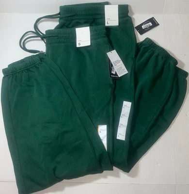 Pantalones de Jogger de Uso Original Para Hombre Calce Suelto Elásticos y Cintura con Corbata 3 Bolsillos VERDE Foto 1 de 4