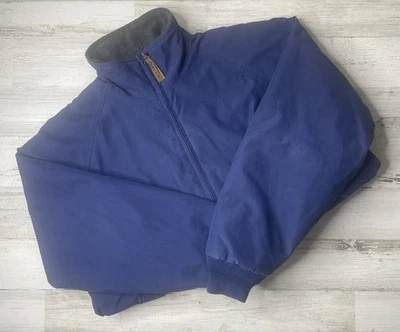 Orvis Softshell Fleece Lined Bomber Hunting Work Jacket Blue Men’s Size: M EUC! - Image 1 of 4