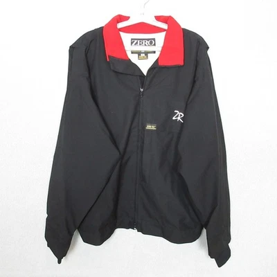 ZERO Restriction Golf Outerwear Jacket Black Red Collar Gore-Tex USA Men's XL - Image 1 of 4