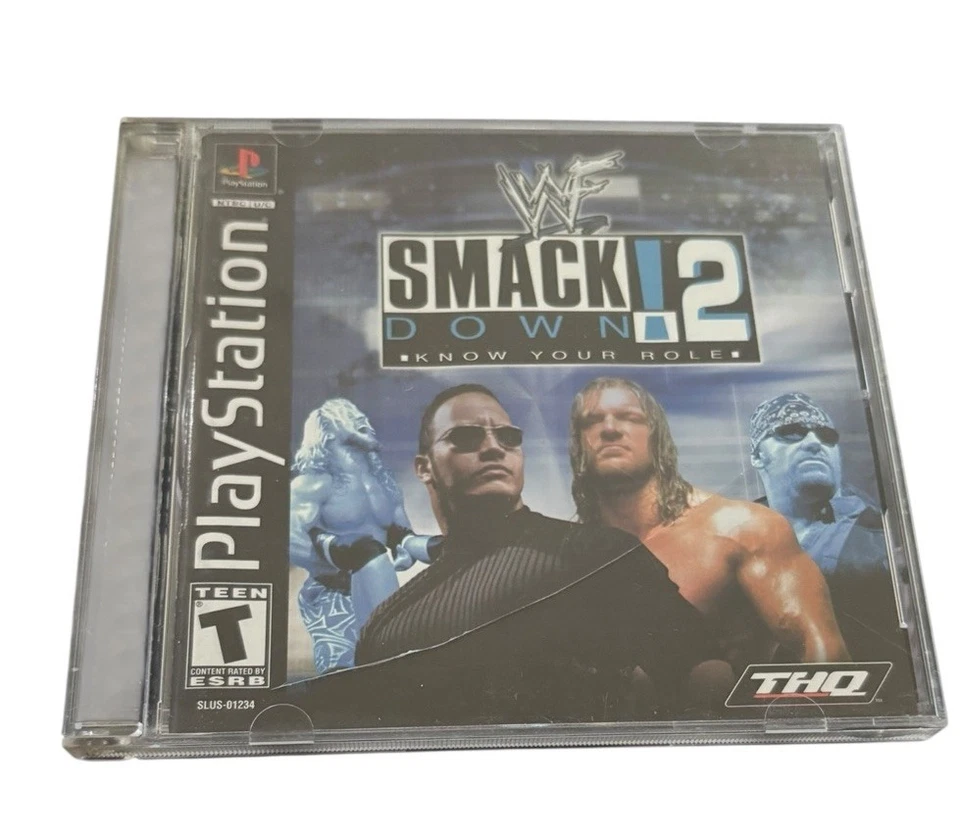 WWF SmackDown 2: Know Your Role (Sony PlayStation 1, 2000) - Image 1 of 3