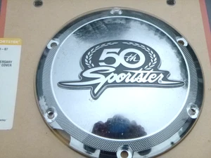 NO.S 2007 HARLEY DAVIDSON SPORTSTER CHROME 50th ANNIVERSARY DERBY COVER 25871-07 - Picture 1 of 5