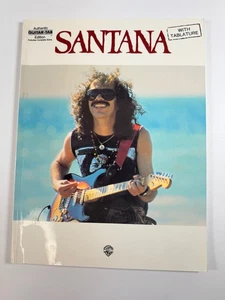 Santana Guitar Tab Tablature Book includes complete solos Black Magic Woman Jing - Picture 1 of 7