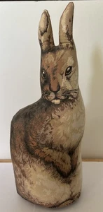 Vintage Hand Made Brown Bunny Pillow - Picture 1 of 5