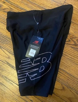NWT New Balance Bike Shorts Girls Large 14/16 Black - Image 1 of 4