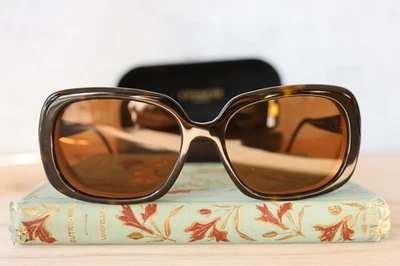 Gafas de sol Coach HC 8178 L1591 Dark Tortoise 57-17 lentes recetadas con estuche Foto 1 de 4