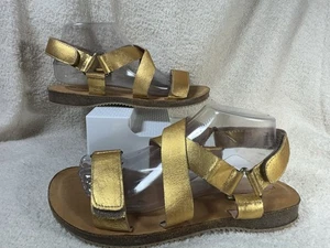 NEU Adam Tucker Arianna 16 Damen-Gold Distressed Metallic Wildledersohle US 10 M - Bild 1 von 11