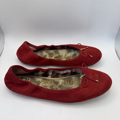 Pisos de ballet Felicia de gamuza azul Sam Edelman talla 9,5 Foto 1 de 4