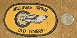 VTG WILLIAMS GROVE OLD TIMERS Sew On Patch - Picture 1 of 4