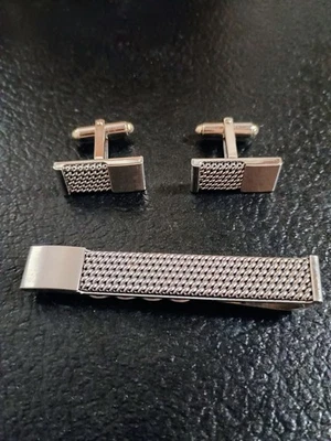 Juego de gemelos y pasadores de corbata vintage Kreisler EE. UU. Gold Cont. .025 Mid Century Foto 1 de 3