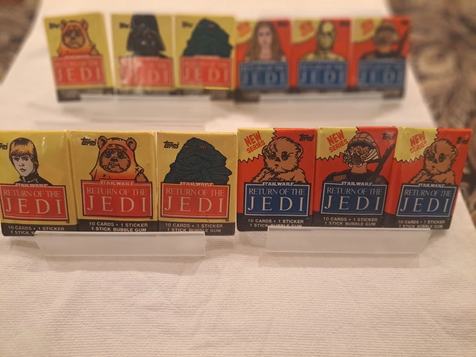 12 Packs De 1983 El Retorno Del Jedi 6 Series 1 Y 6 Series 2 Foto 1 de 1