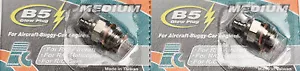 2 - Force R/C Glow Plugs Medium # 5 High Quality Plugs Ships From U.S.A. - Picture 1 of 2