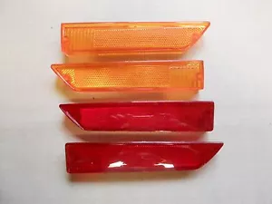 Fits 70 71 Challenger Red and Amber Side Marker Light Lenses 1970 1971 NEW - Picture 1 of 1