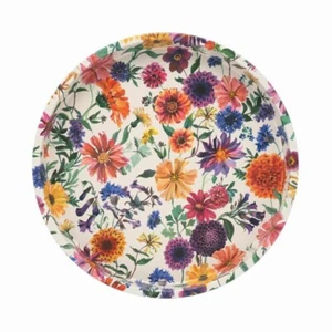 Emma Bridgewater Garden Flowers Deepwell Tin Tray - 300 (d) mm - Picture 1 of 1