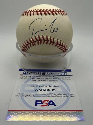 Travis Lee Arizona Diamondbacks Signed Autograph OMLB Baseball PSA DNA *82 - Image 1 of 2