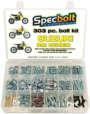 Bolt Kit Factory Suzuki RM60 RM65 RM80 RM85 RM125 RM250 Engine Maintain - Image 1 of 4