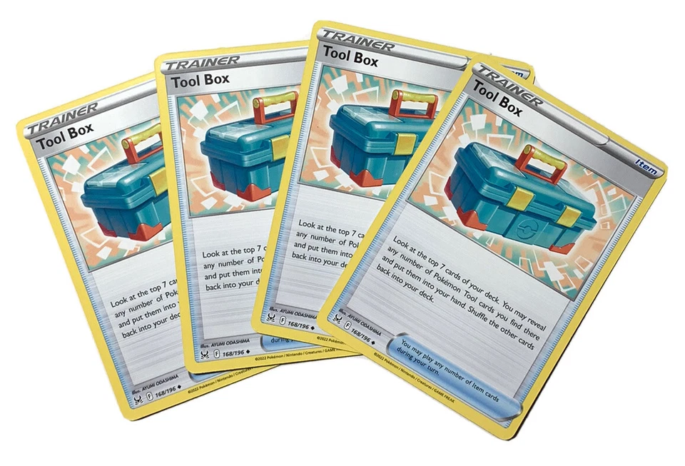 Tool Box 168/196 - Lost Origin - 4x Pokemon Trainer Card Set - Playset X4 - Image 1 of 1
