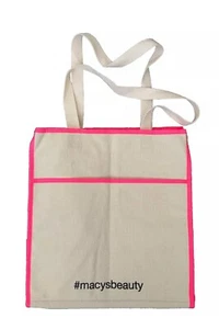 MACYS Canvas Large Tote Bag NWT - Picture 1 of 2