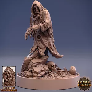 Dusk Monk of Dreadmarsh, Wargames Undead DnD Fantasy Skeleton Shaman Miniature - Picture 1 of 3