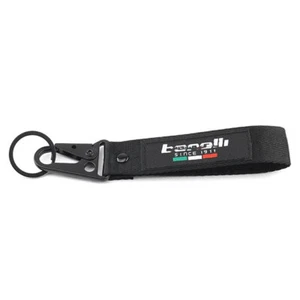 Key Ring Hook Strap Lanyard Nylon Embroidery for benelli Keychain Metal Backpack - Picture 1 of 4