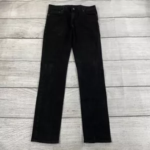 H&M Slim Straight Leg Jeans Men Size 34 x 34 Black Denim Jean Pants / Trousers - Picture 1 of 11