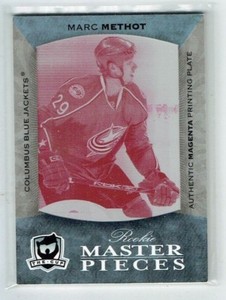 07-08 UD Upper Deck The Cup  Marc Methot  1/1  Printing Plate  Rookie