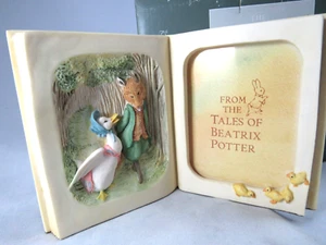 The Tale of Jamima Puddle Duck ceramic Frame by Beatrix Potter 1995 with box - Picture 1 of 12
