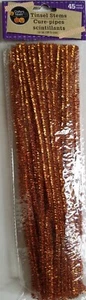 Halloween Tinsel Chenille Stems Pipe Cleaners 45/Pk, Select: Color - Picture 1 of 5