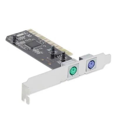 PCI to PS2 round port PS/2 keyboard and mouse expansion / adapter card NEC USB - Image 1 of 4