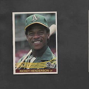 1984 Donruss #54 RICKEY HENDERSON ***HOFer***