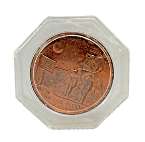 Moneda conmemorativa medalla ficha Apolo XI Hombres en la Luna 1969 - Imagen 1 de 11