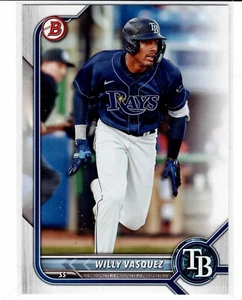 Willy Vasquez Tampa Bay Rays 2022 Bowman Entwurf - Bild 1 von 3