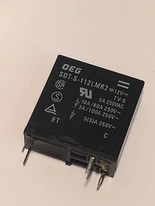 12V RELAY 5A 250V CONTACTS SDT-S-112LMR2 fba19a - Picture 1 of 1