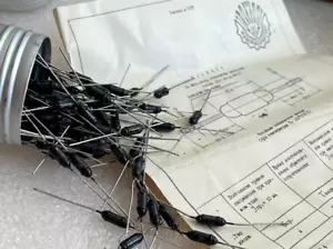 Diodos Ge de punto de contacto D311 Qty100 URSS 30V 40mA nuevo de lote antiguo - Imagen 1 de 5