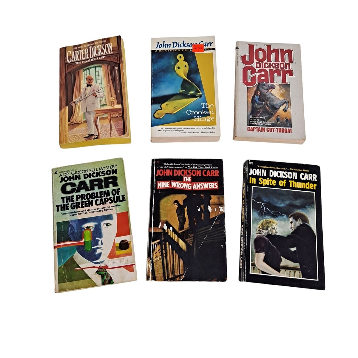 40s 50s 4冊セット John Dickson Carr スカル 洋書 40s 50s 4冊セット John Dickson Carr スカル 洋書 Las mejores