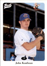 1996 Butte Copper Kings Best #17 John Kaufman Tampa Florida FL Baseball Card