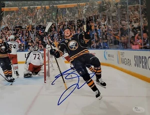  Autographed 11X14 JACK EICHEL Buffalo Sabres photo JSA Witness - Picture 1 of 1