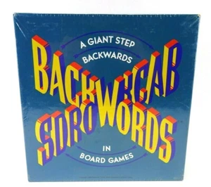 BACKWORDS SDROWKCAB A Giant Step Backwards in Board Games SEALED NIB - Picture 1 of 5