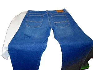 Jeans uomo AMERICAN EAGLE RELAXED CLASSIC 5 tasche blu denim 35 x 33 (effettivo) - Foto 1 di 4