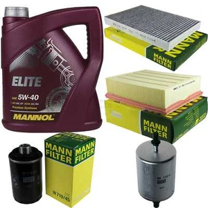 MANN-FILTER Inspektionspaket MANNOL 5L Elite 5W-40 für Seat Exeo ST 1.8 TSi 2.0 - Bild 1 von 12