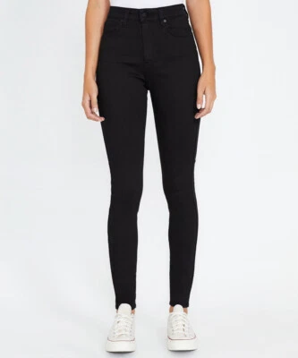 LEE Women’s Size 12 Super High Licks Super Skinny Fit Black Denim Jeans - image 1 of 4